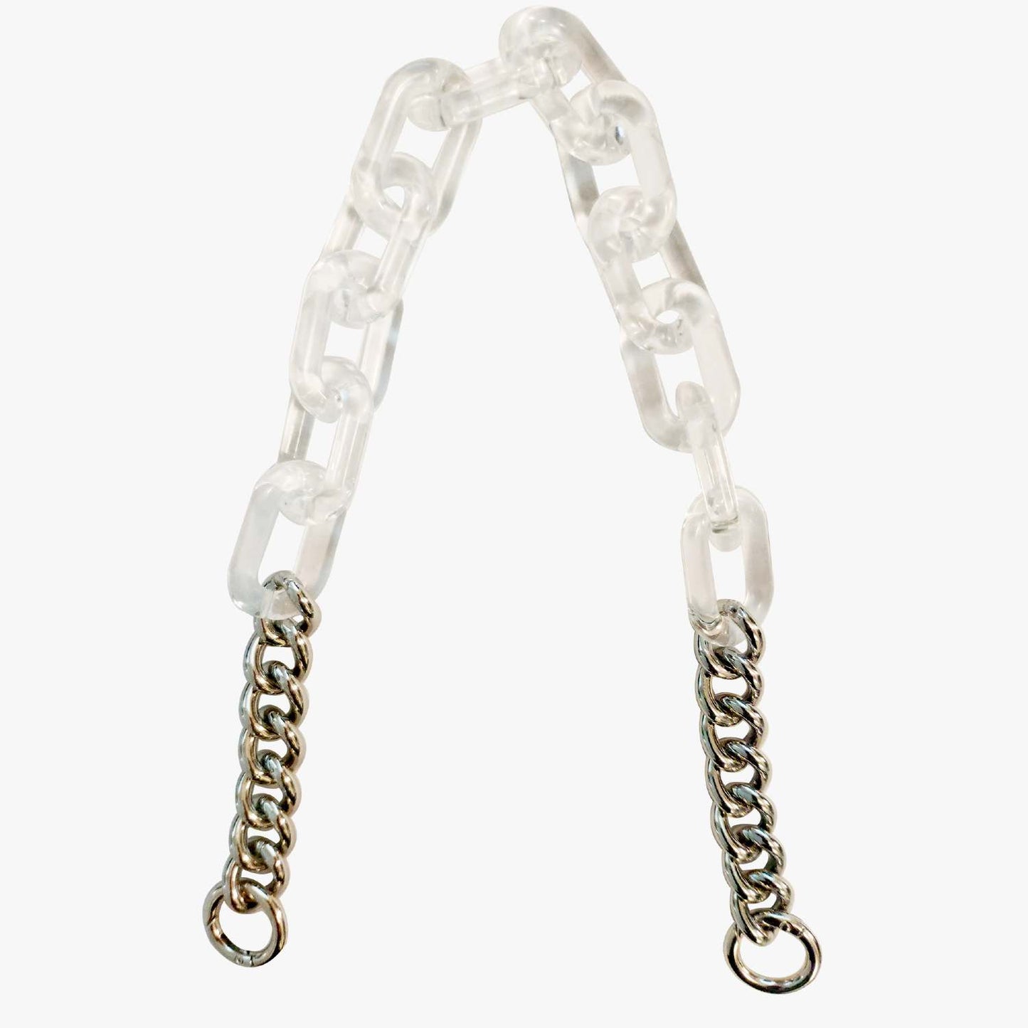 Chaîne pour Sac Luxe - Glacé - Argent